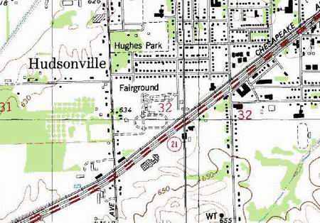 Hudsonville Fair - Topo Map (newer photo)